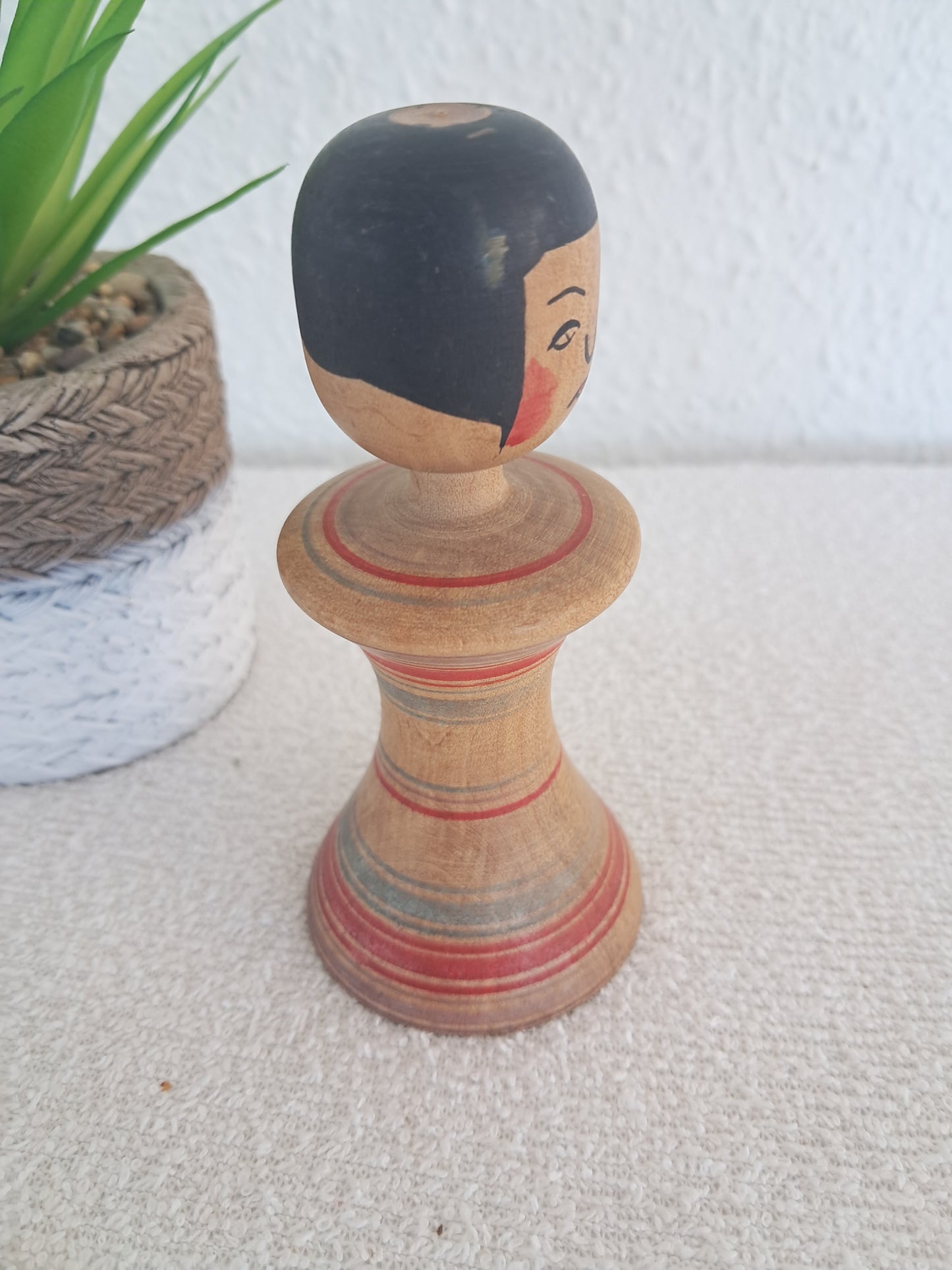 Vintage rare Tsugaru kokeshi by Sato Zenni（1925～1985）