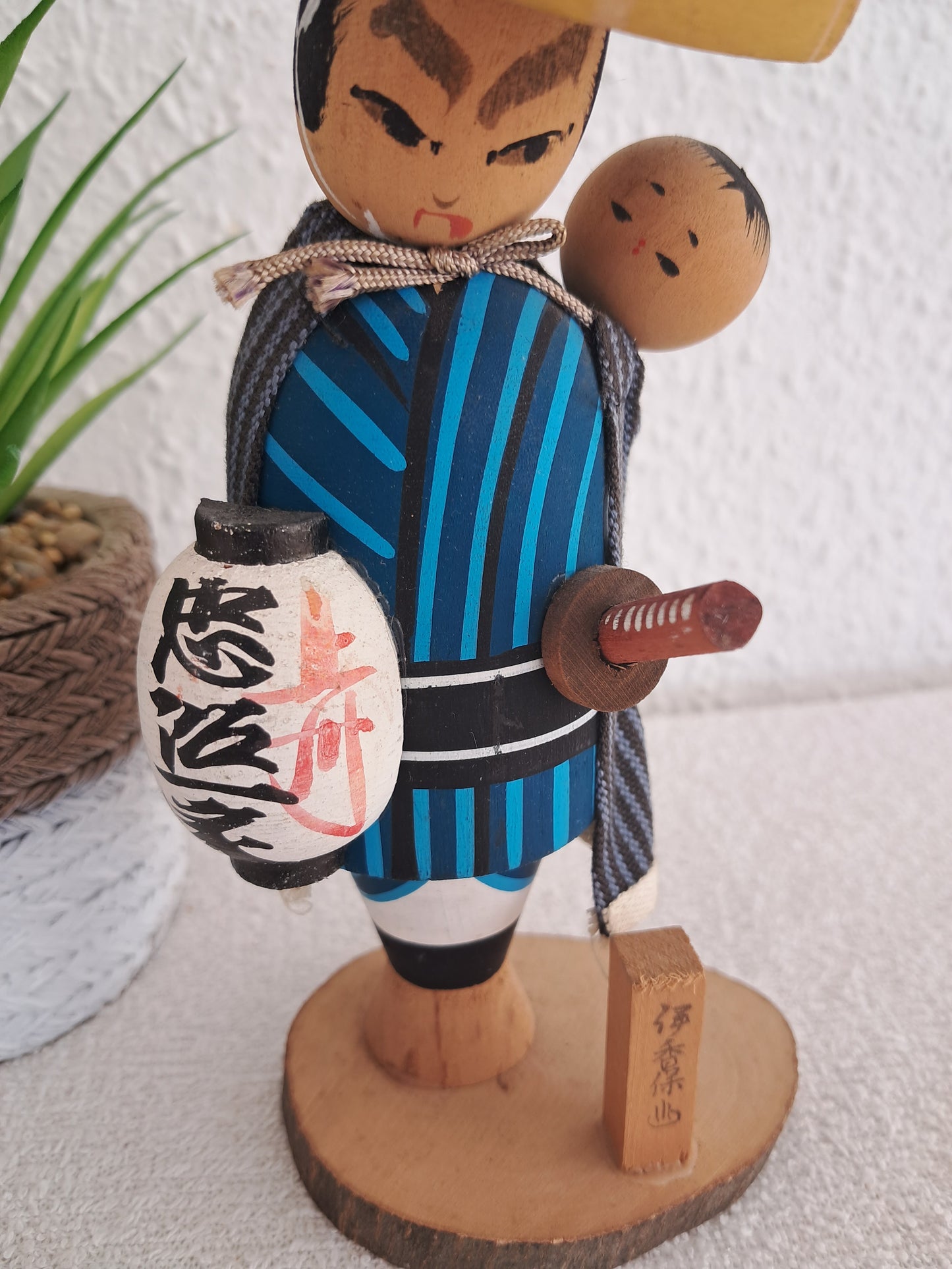 Vintage creative kokeshi Kunisada Chuji