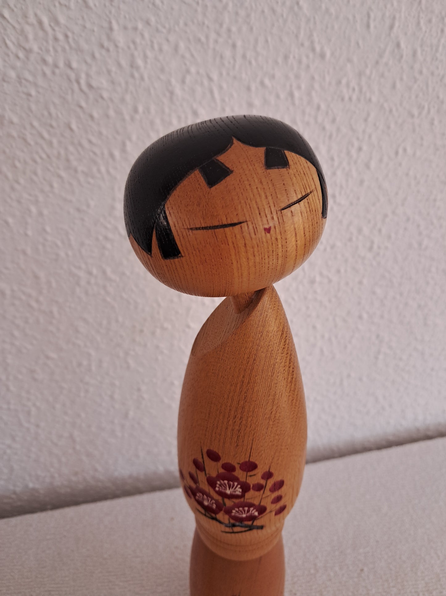 Vintage elegant XL Sosaku Kokeshi By Sato Suigai (1920- )