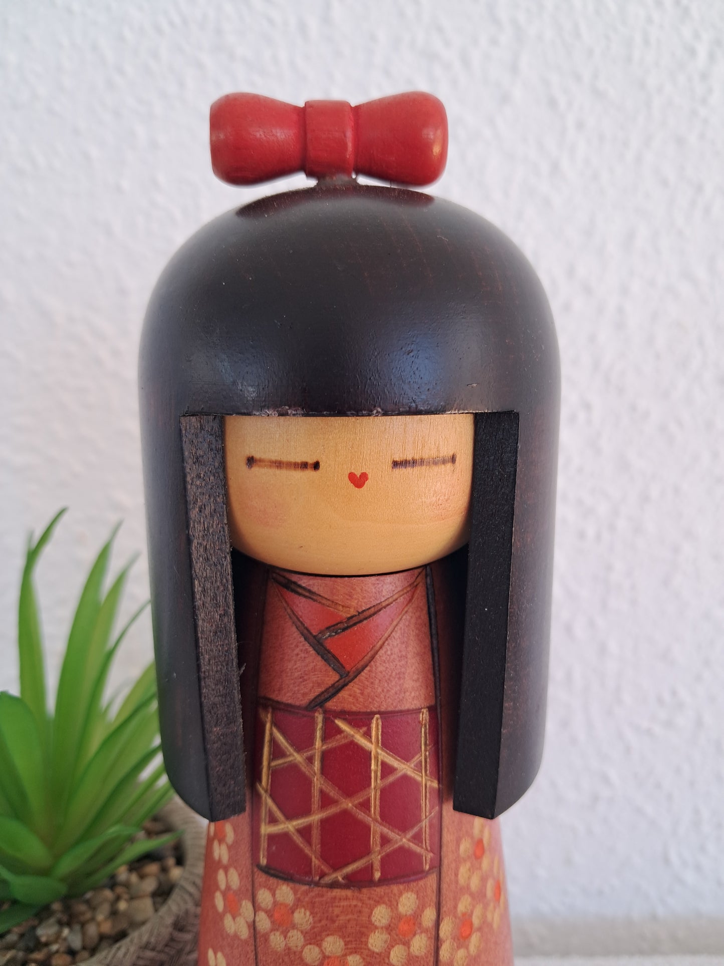 Vintage Gumma Kokeshi By Kazuo Takamizawa (1927-)