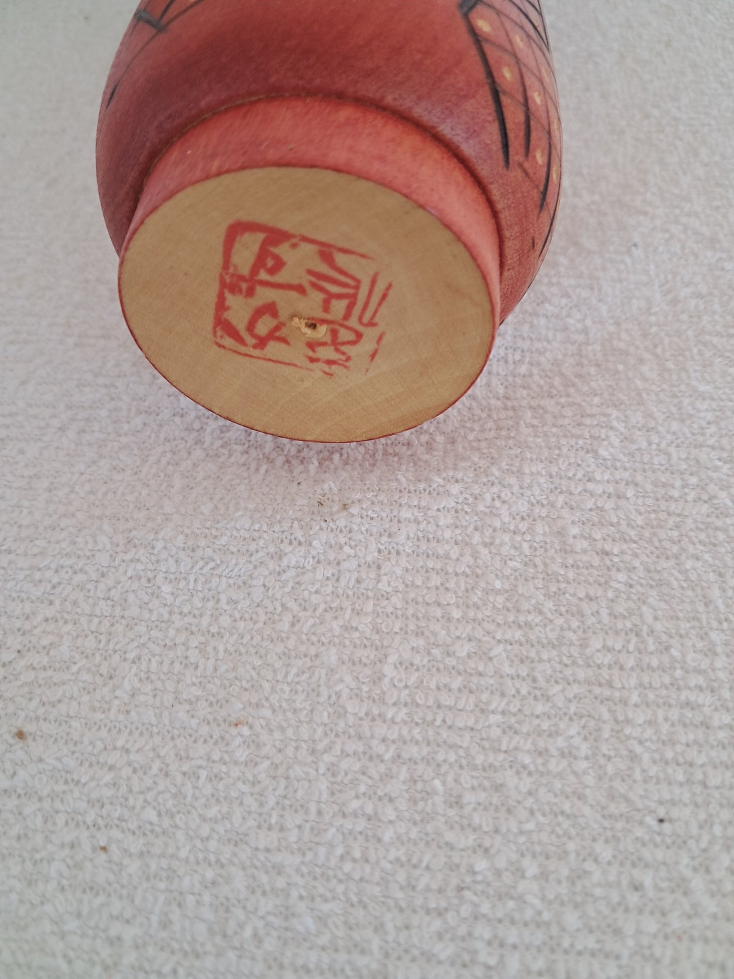 Vintage Gumma Kokeshi By Kazuo Takamizawa (1927-)