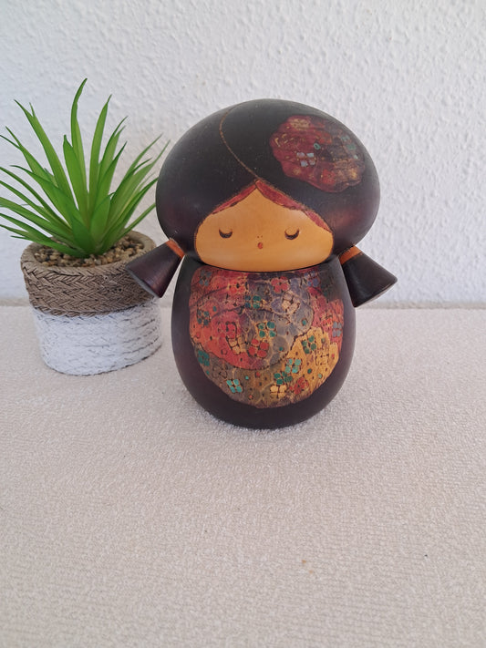 Exclusive Vintage Gumma Kokeshi by Sansaku Sekiguchi (1925-2018)