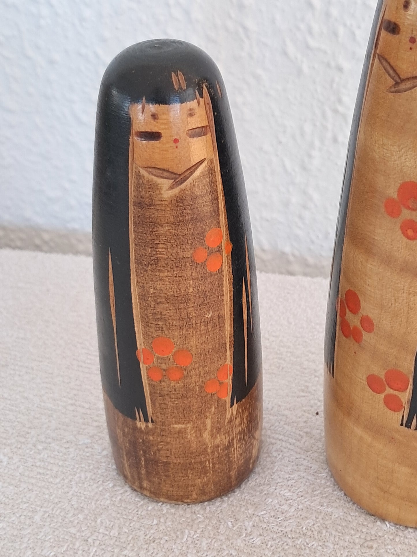 Vintage set creative Kokeshi By Sanpei Yamanaka (1926-2012)