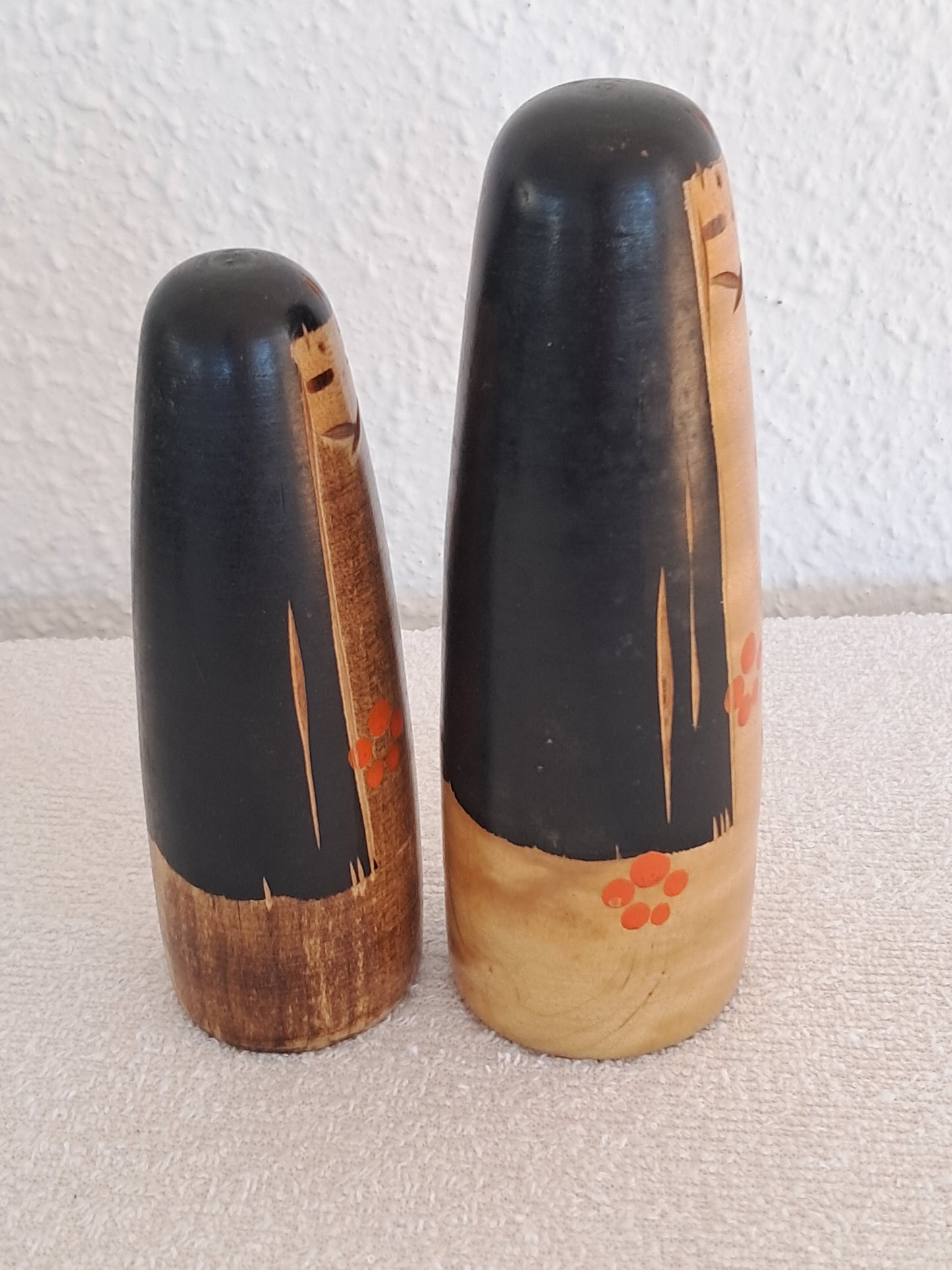 Vintage set creative Kokeshi By Sanpei Yamanaka (1926-2012)