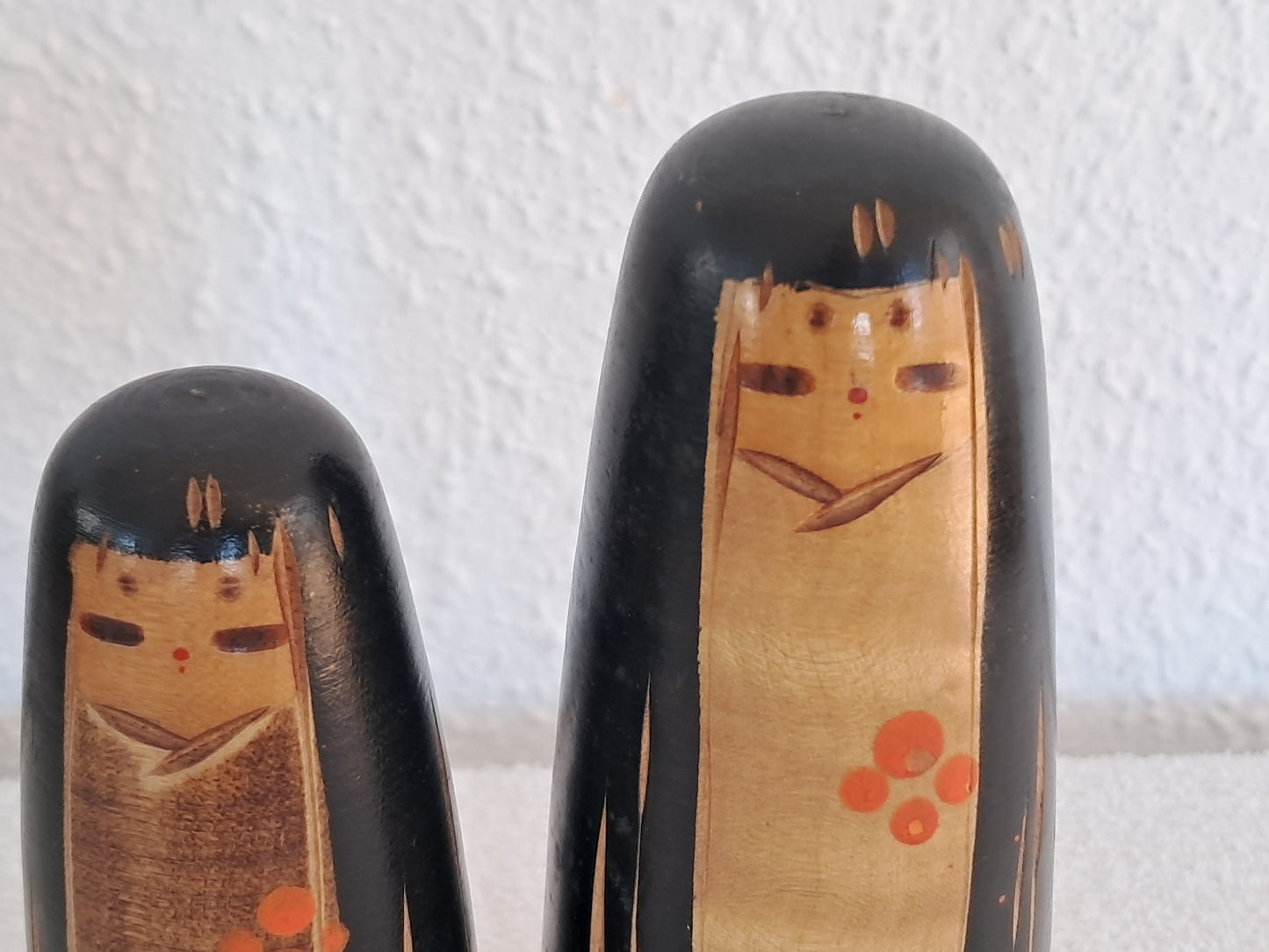 Vintage set creative Kokeshi By Sanpei Yamanaka (1926-2012)