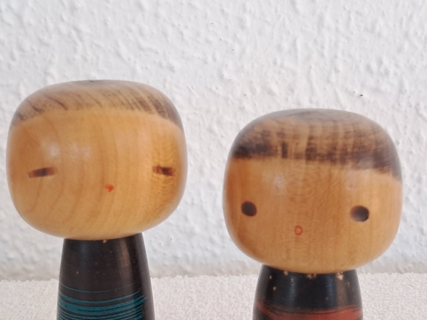 Beautiful vintage set creative kokeshi made by Sanpei Yamanaka (1926-2012)