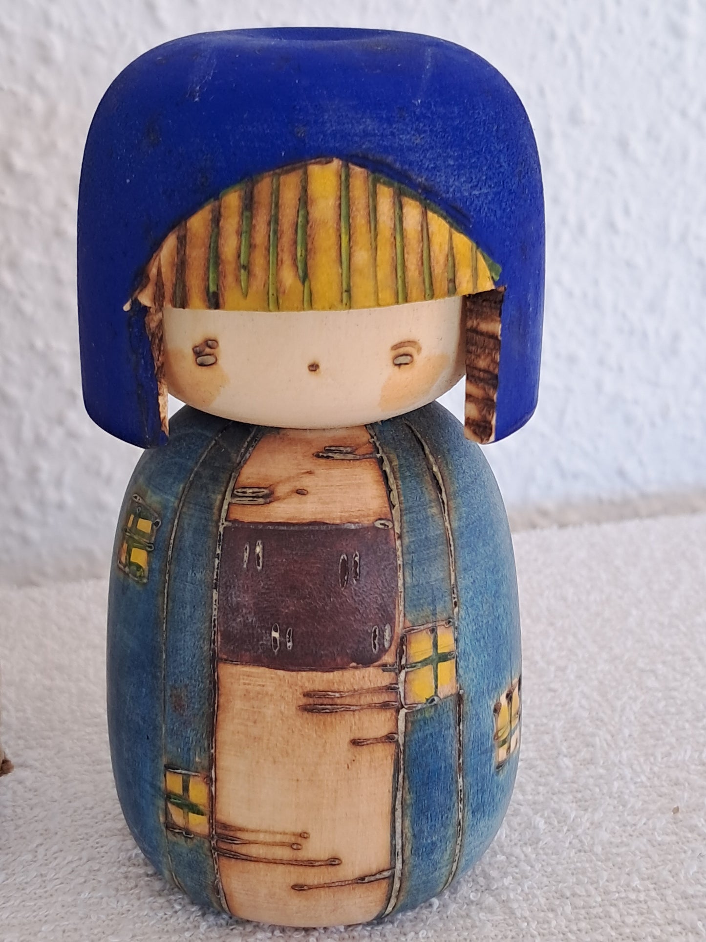 Vintage Sosaku kokeshi by Hiroe Fukushima