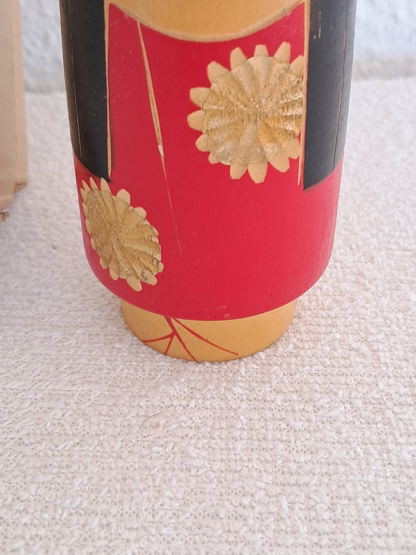 Cute vintage Sosaku kokeshi made by Hiroe Fukushima