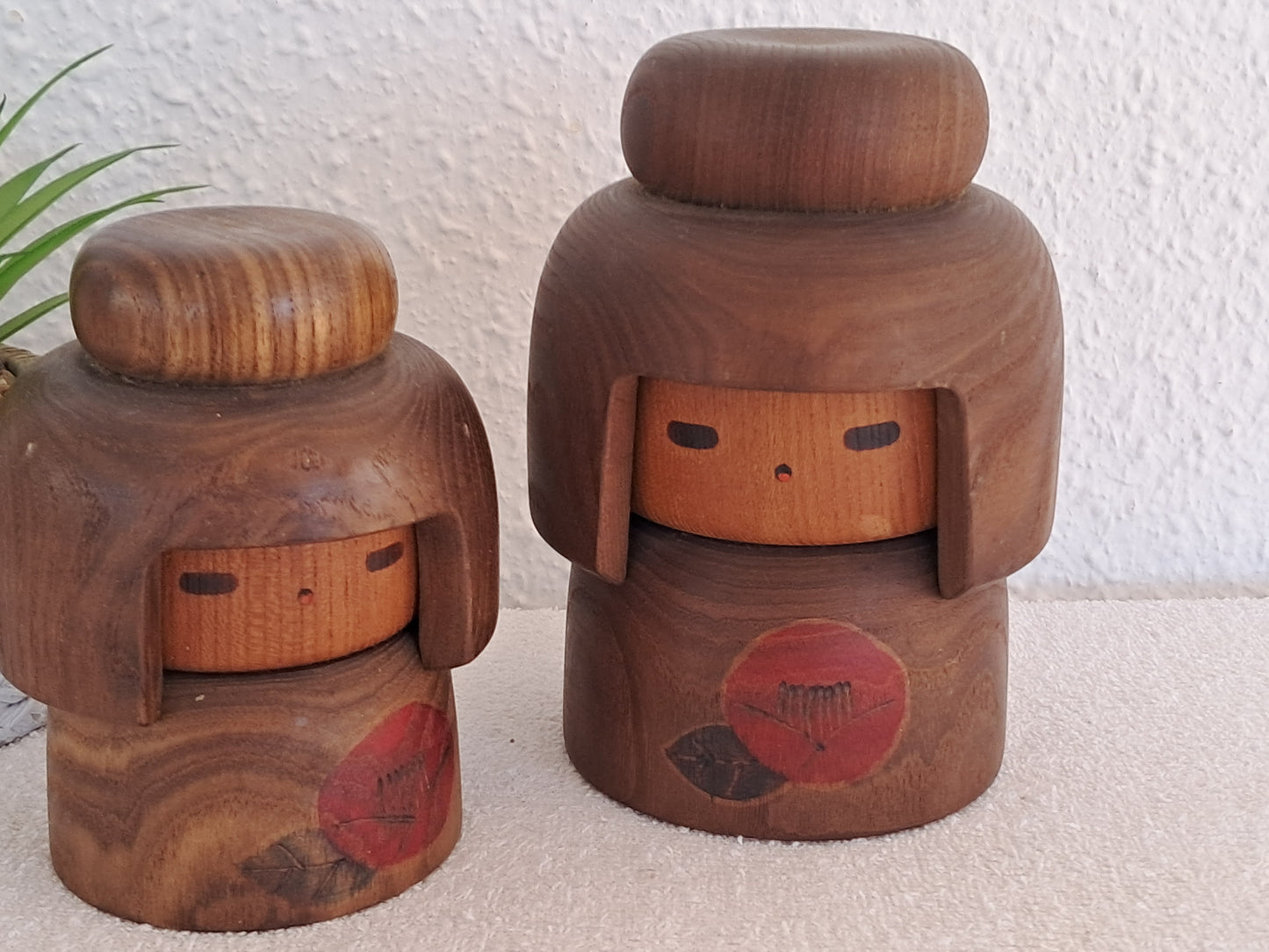 Exclusive set creative kokeshi made by Sanpei Yamanaka (1926-2012)