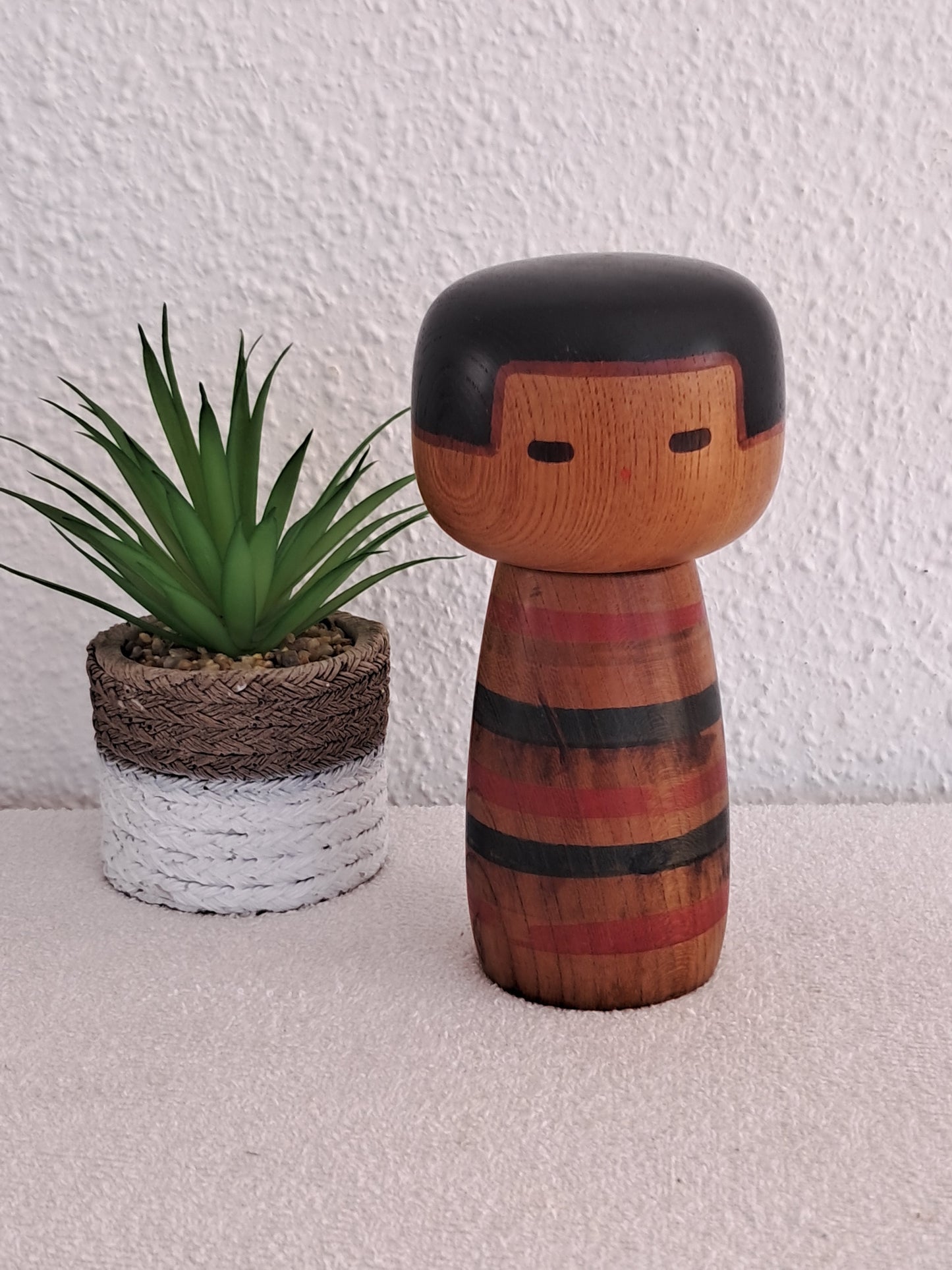 Beautiful vintage creative kokeshi made by Sanpei Yamanaka (1926-2012)