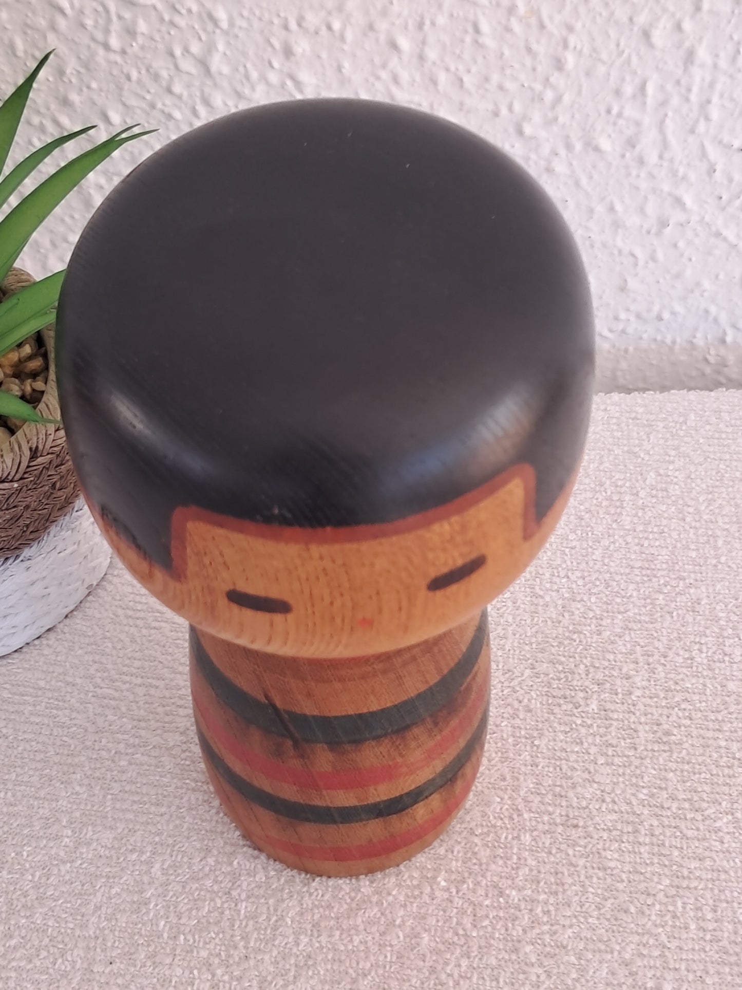 Beautiful vintage creative kokeshi made by Sanpei Yamanaka (1926-2012)