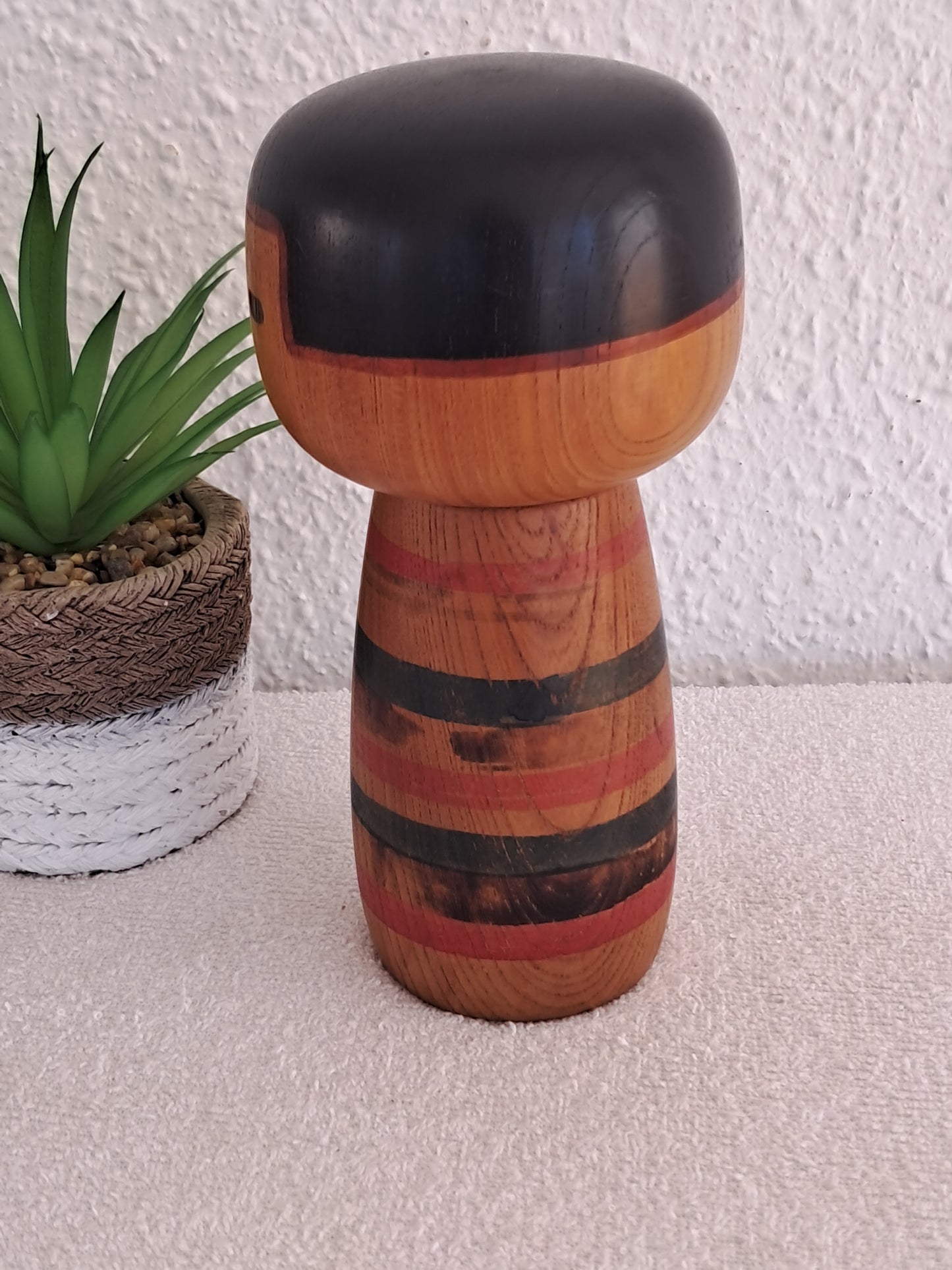 Beautiful vintage creative kokeshi made by Sanpei Yamanaka (1926-2012)