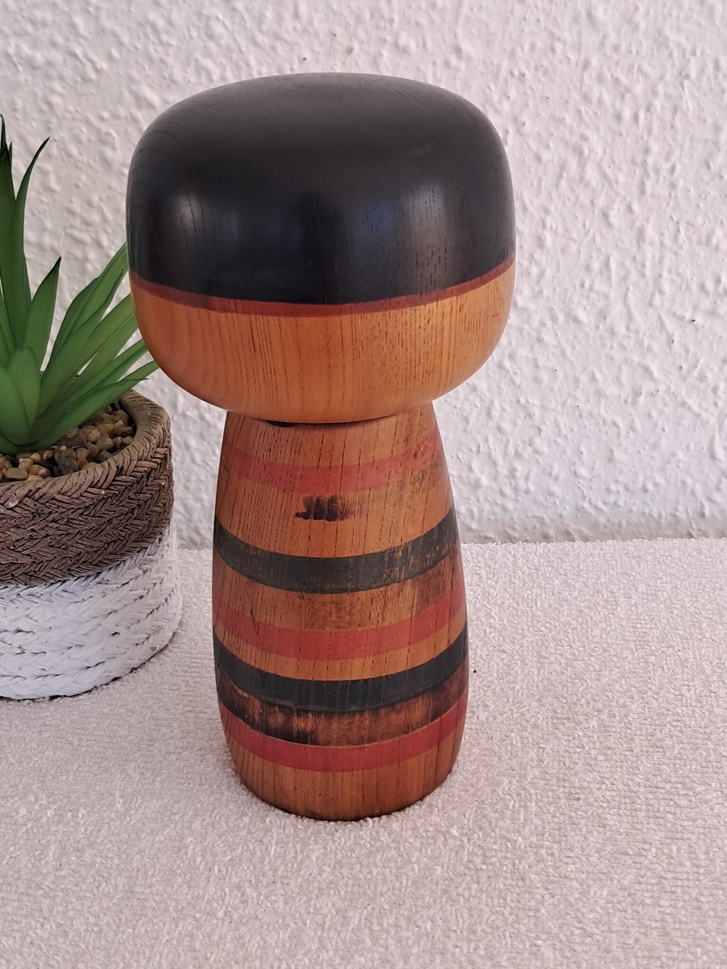 Beautiful vintage creative kokeshi made by Sanpei Yamanaka (1926-2012)