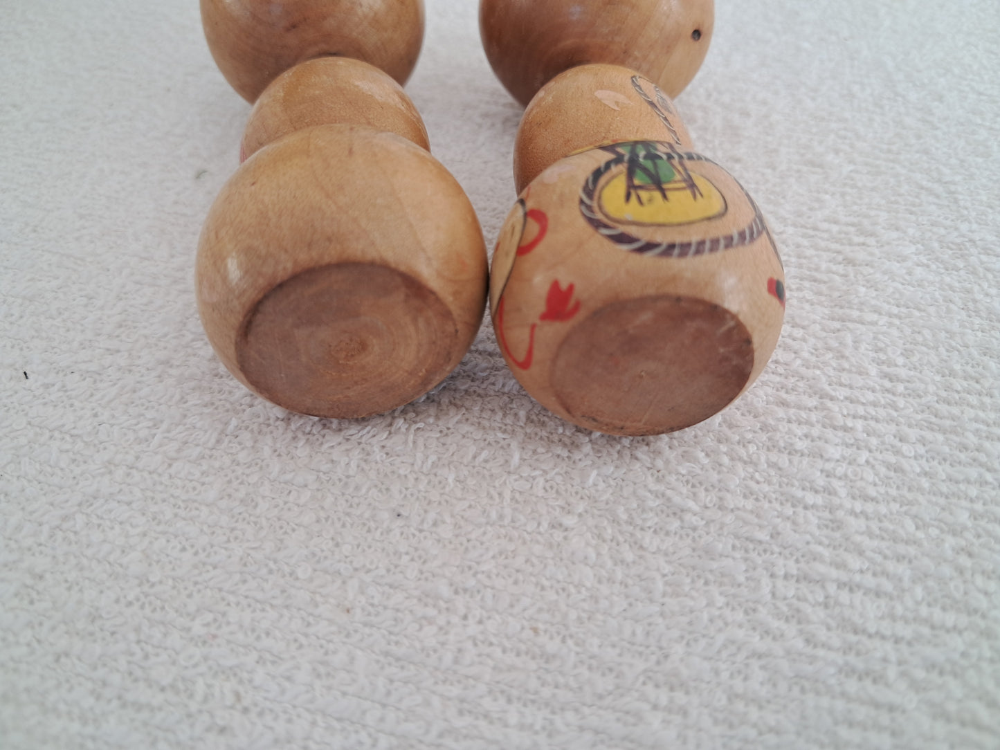 Vintage set creative kokeshi