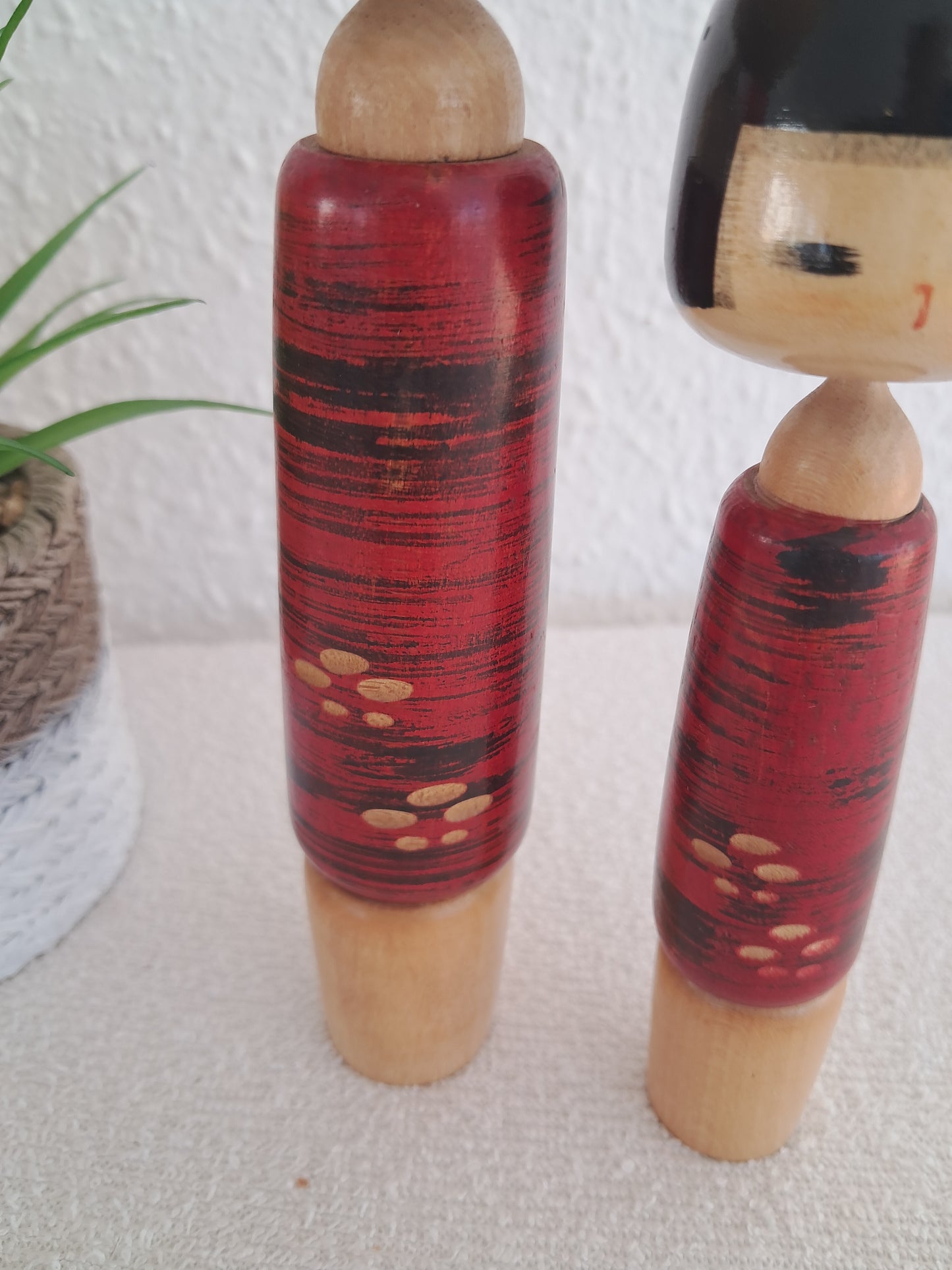 Rare set Sosaku kokeshi by Aida Harumine