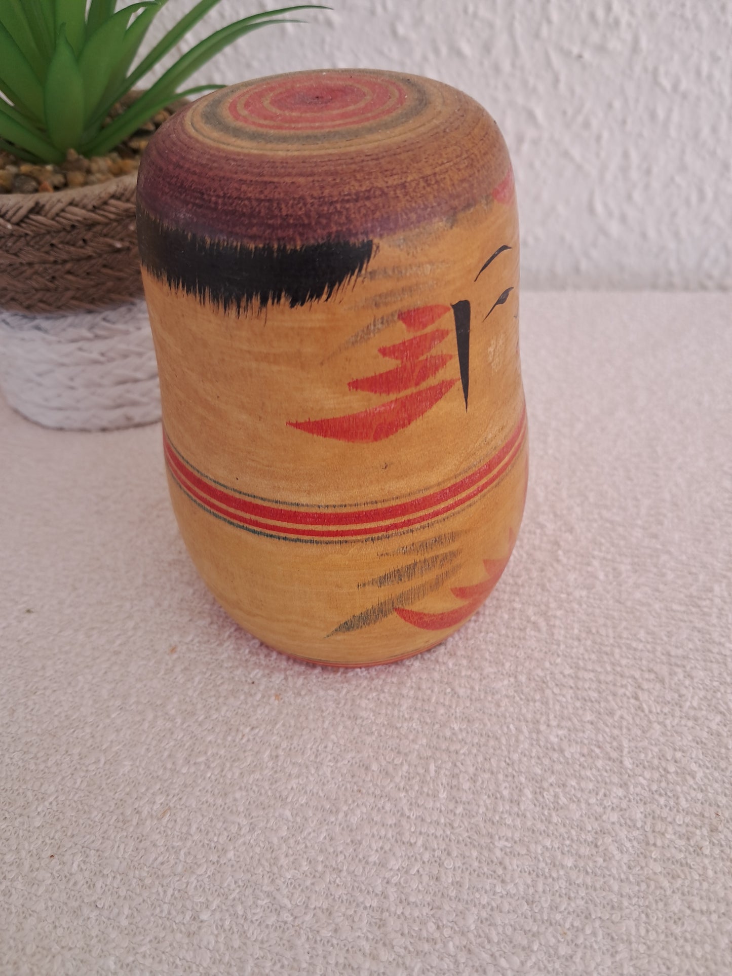 Vintage Yajiro kokeshi made by Sato Denki (1909-1985)