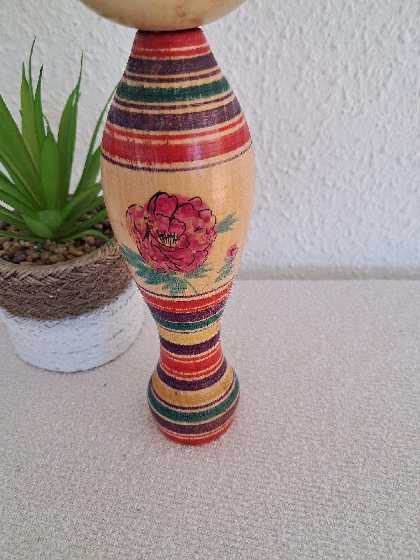 Vintage traditional kokeshi by Oe Akira