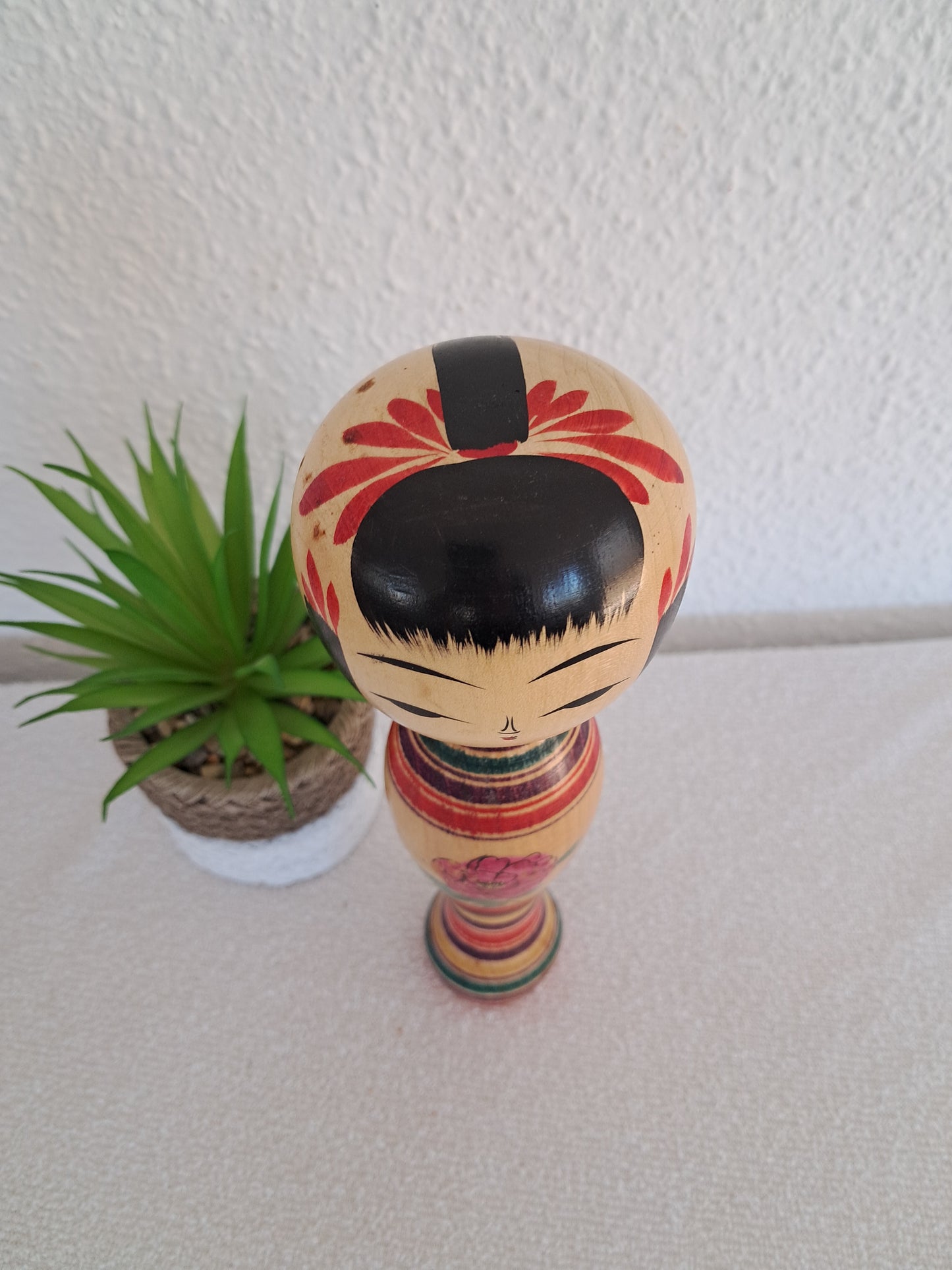 Vintage traditional kokeshi by Oe Akira