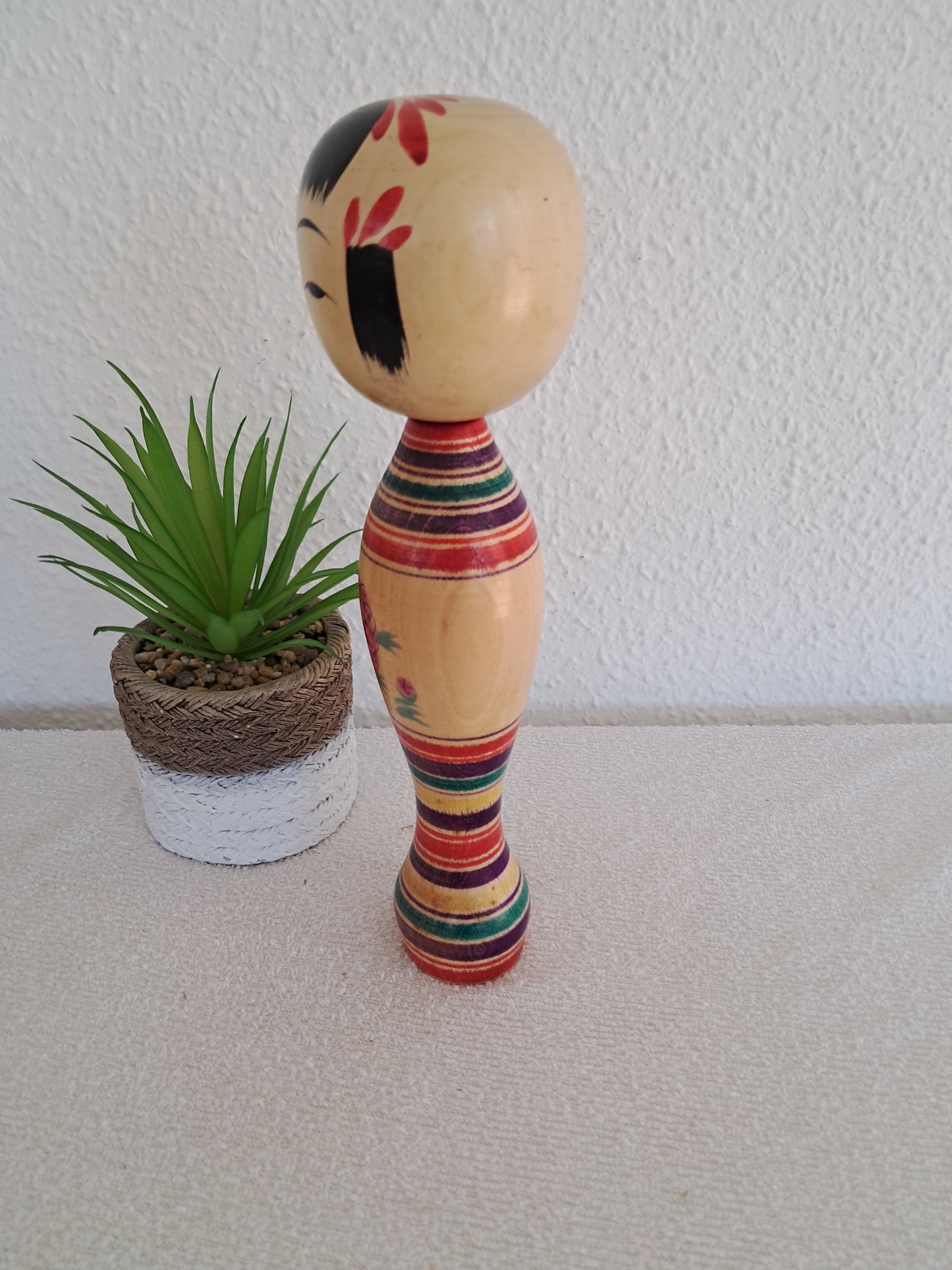 Vintage traditional kokeshi by Oe Akira