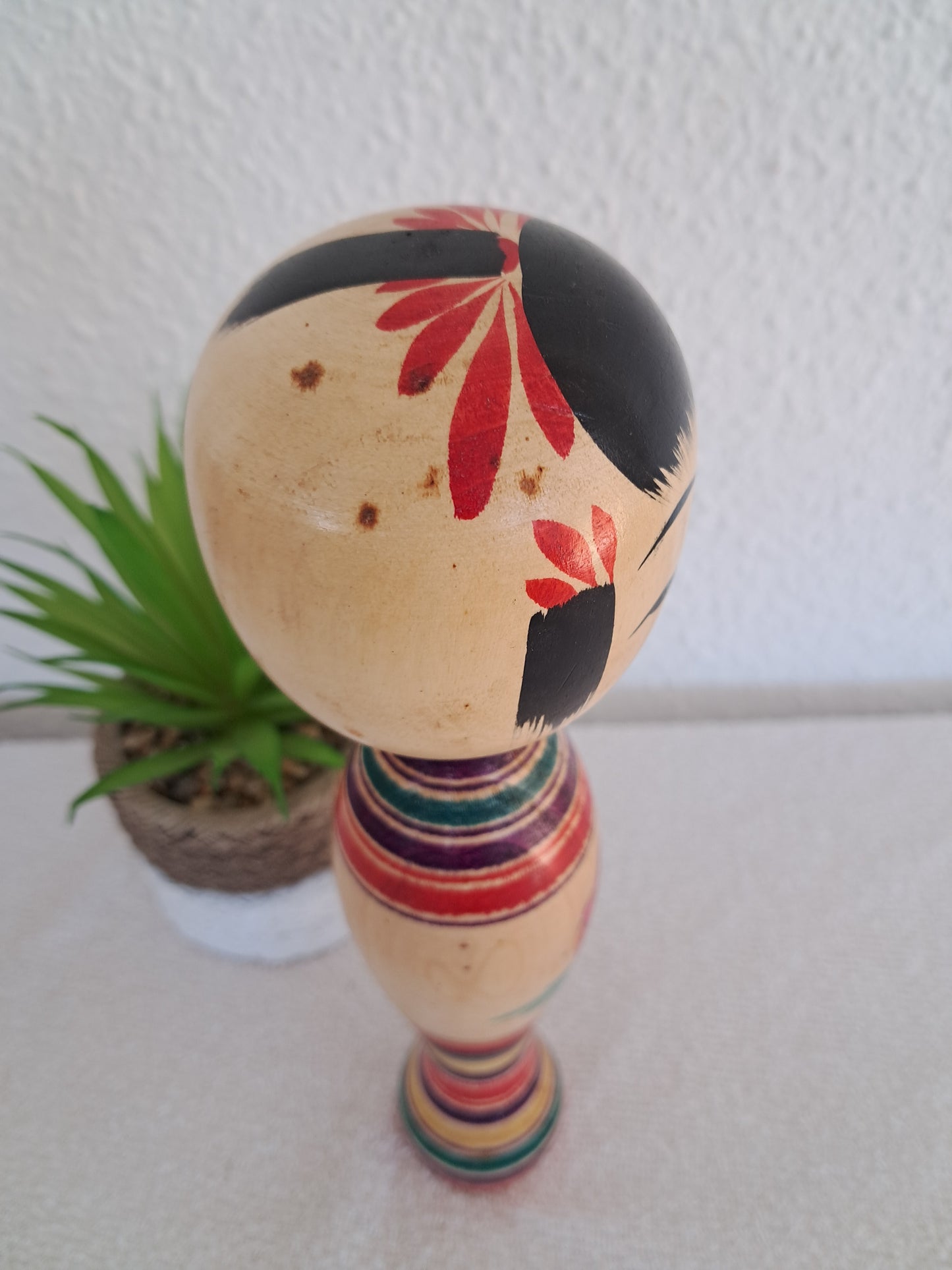 Vintage traditional kokeshi by Oe Akira