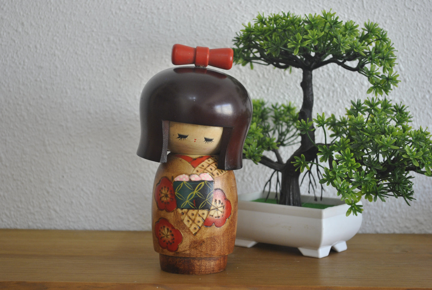 Vintage Gumma Kokeshi By Kazuo Takamizawa (1927-)