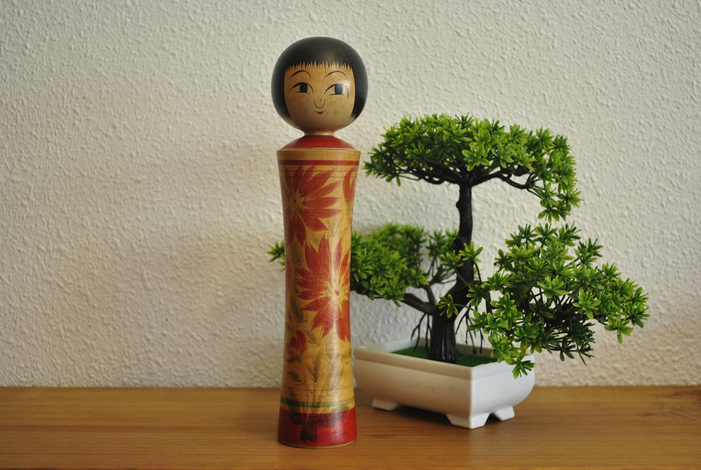 Vintage Traditional Ginzan Kokeshi by Izu Mamoru (1925-2019)