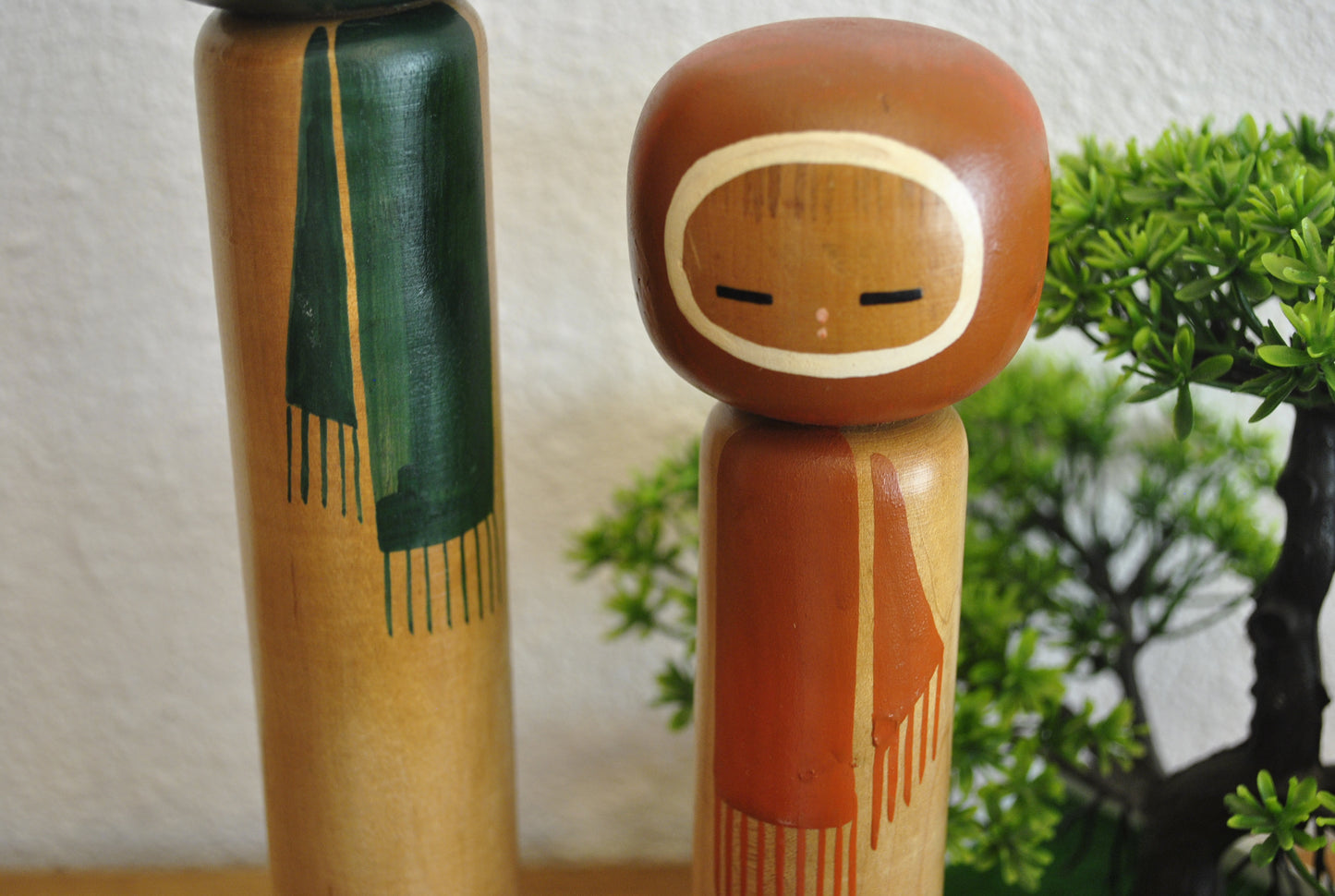 Vintage set Sosaku Kokeshi made by the Shozan Shido (1932-1995)