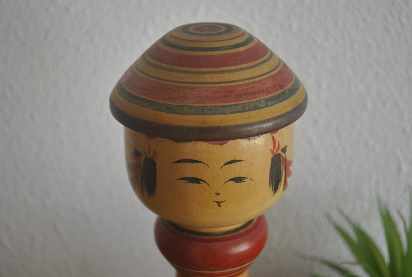 Vintage traditional Yajiro Kokeshi By Saito Masao (1932-)