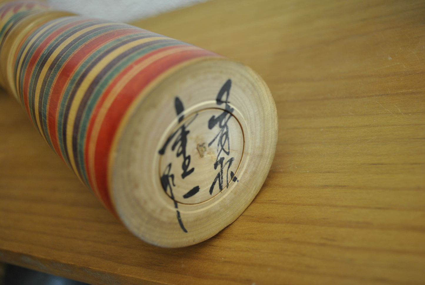 Large Vintage traditional Togatta kokeshi made by Sato Shigekazu (1936-)