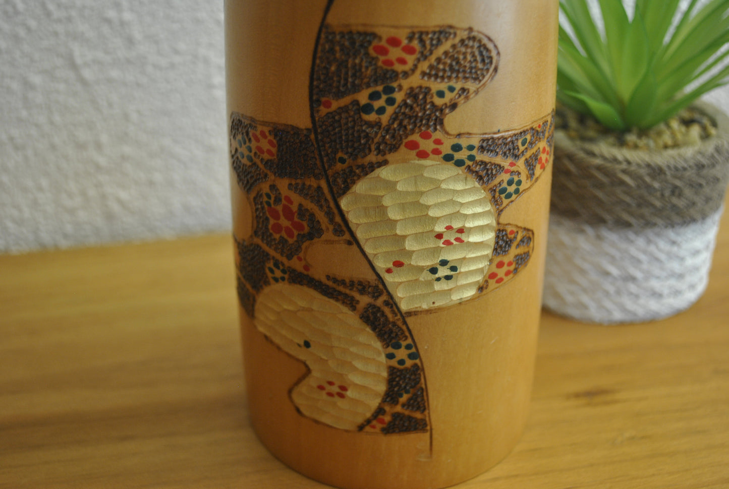 Exclusive vintage Sosaku Kokeshi by Toa Sekiguchi (1942-)