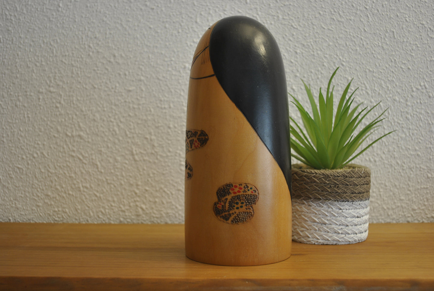 Exclusive vintage Sosaku Kokeshi by Toa Sekiguchi (1942-)