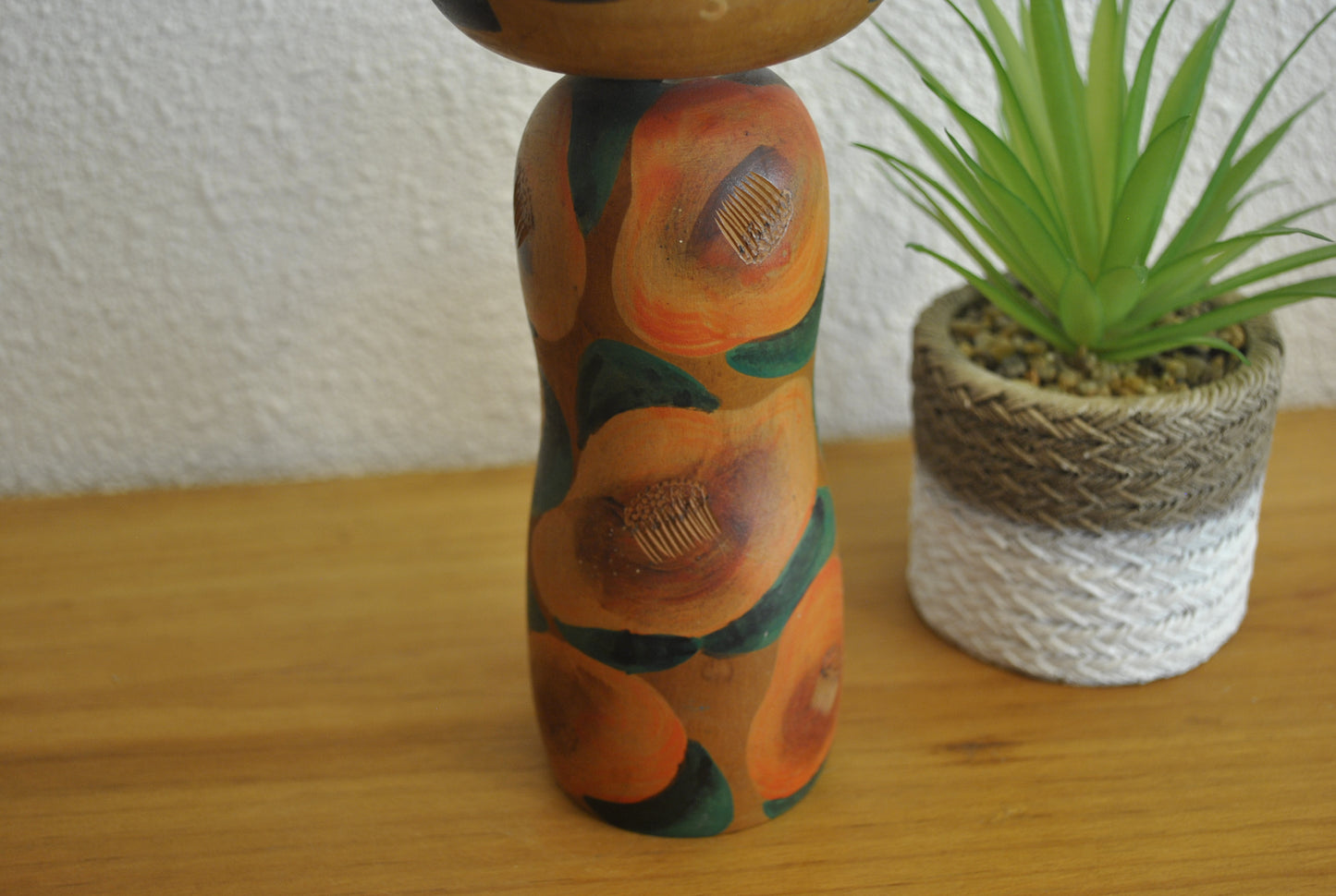 Rare Sosaku kokeshi made by Yuji Kawase (1938-)