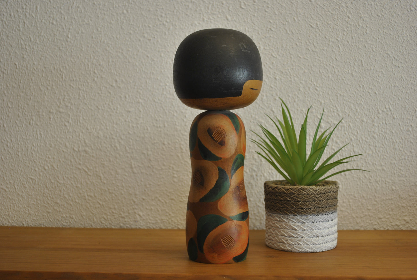 Rare Sosaku kokeshi made by Yuji Kawase (1938-)