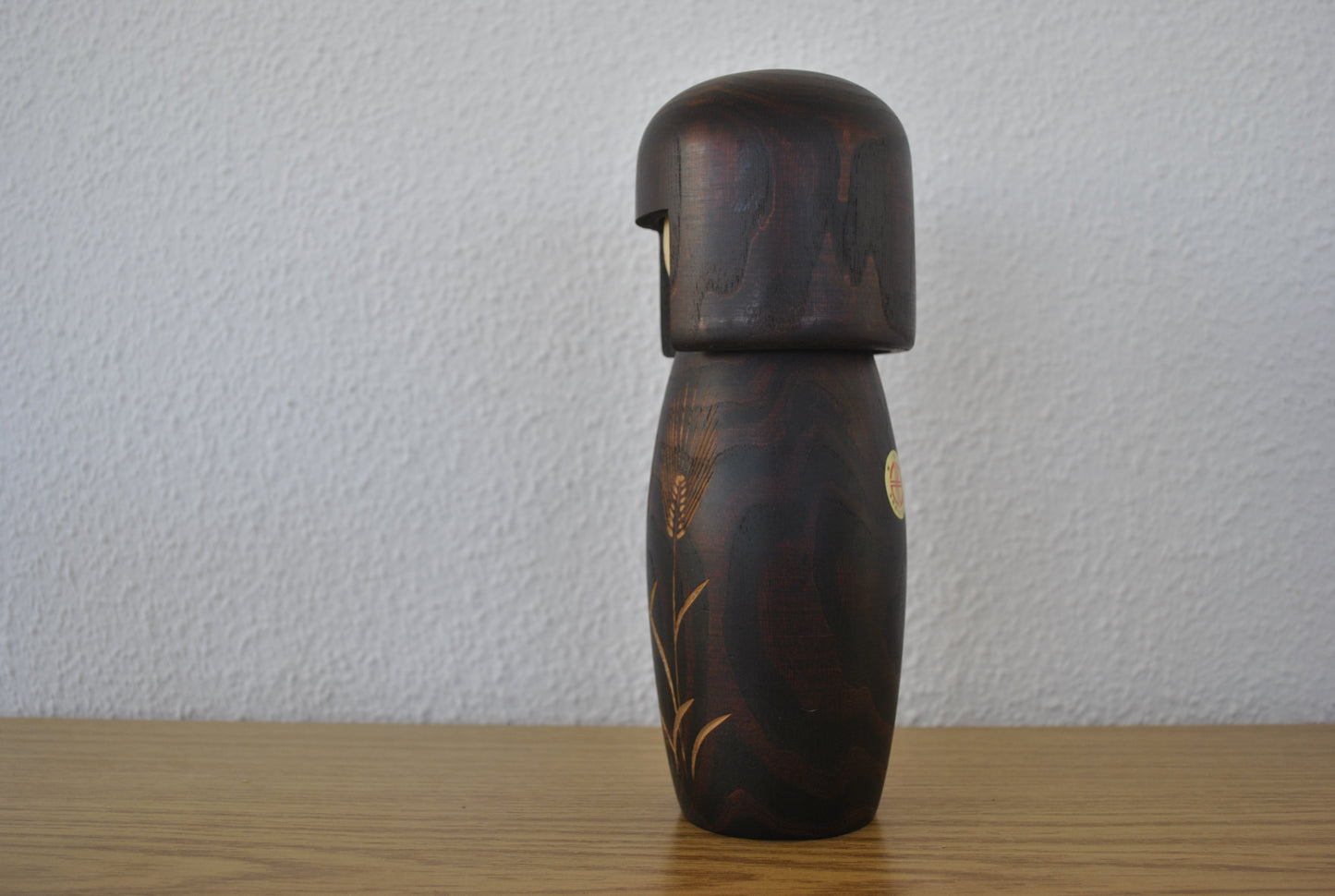 Vintage Gumma Kokeshi made by Usaburo "Autumn harvest" With original box.