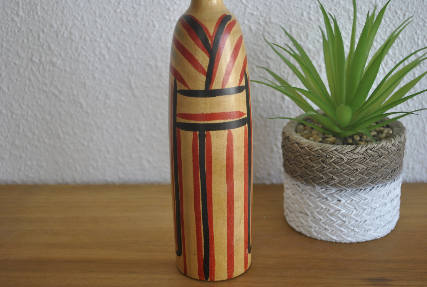 Vintage traditional Kijiyama Kokeshi by Yuji Takahashi (1934-)