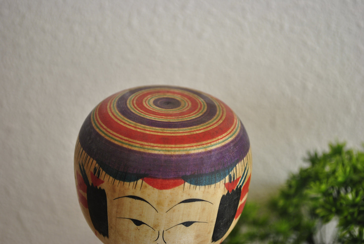 Vintage traditional Yajiro kokeshi made by Sato Tatsuo (1928-2009)