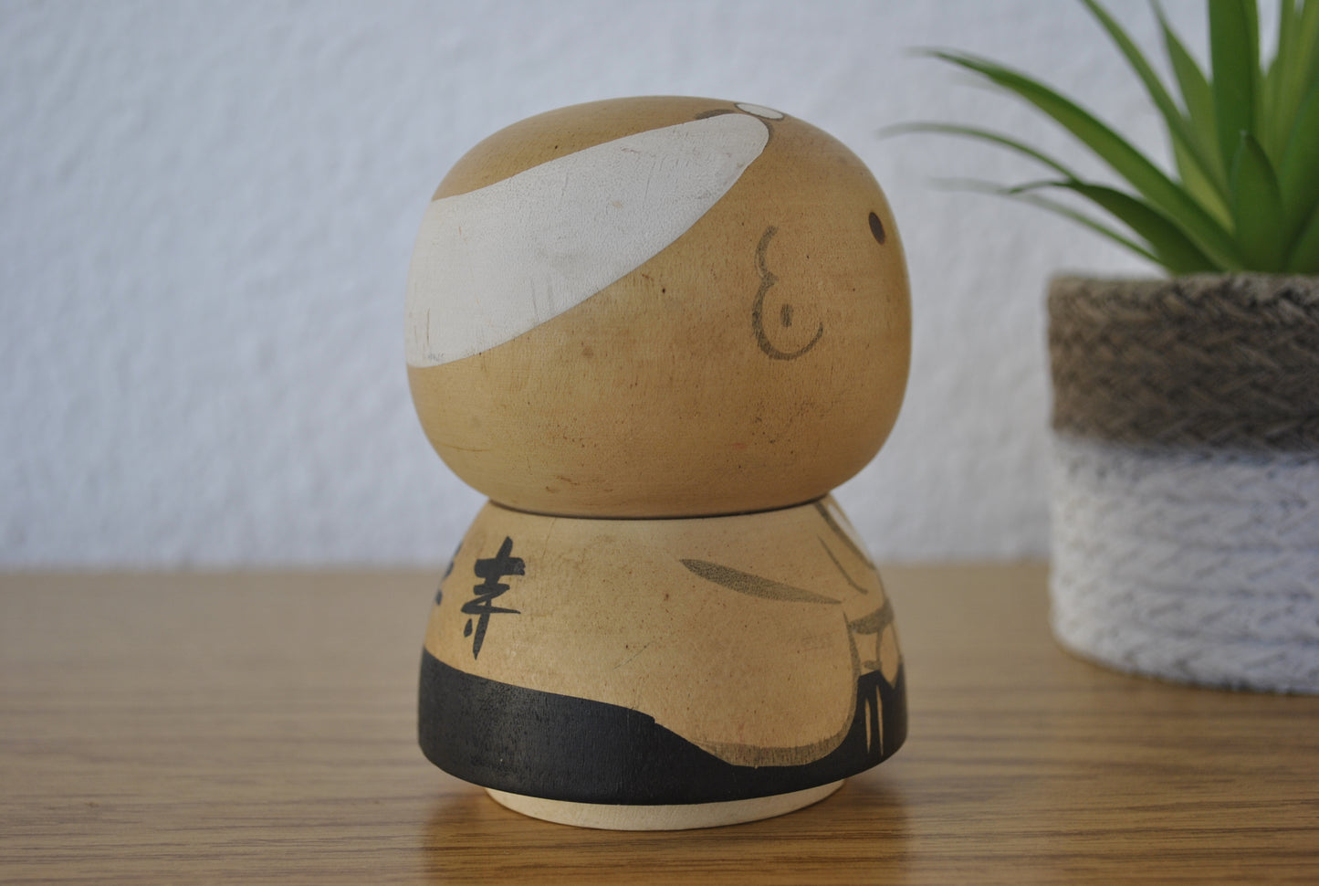 Vintage Sosaku kokeshi - Buddhist Boy