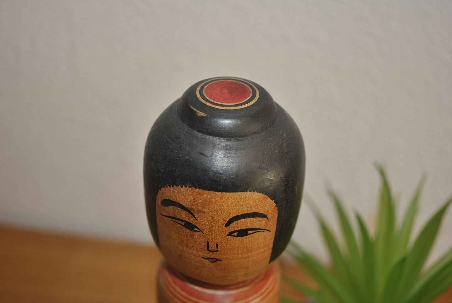 Vintage traditional Tsugaru kokeshi made by Sato Zenni (1925-1985)