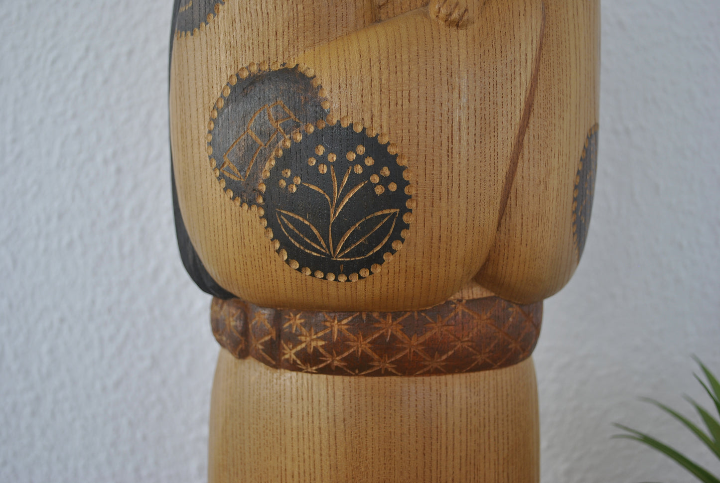 Exclusive large Kokeshi made by Yuko Yamazaki (1956-) - Award winning kokeshi!! Museum quality!