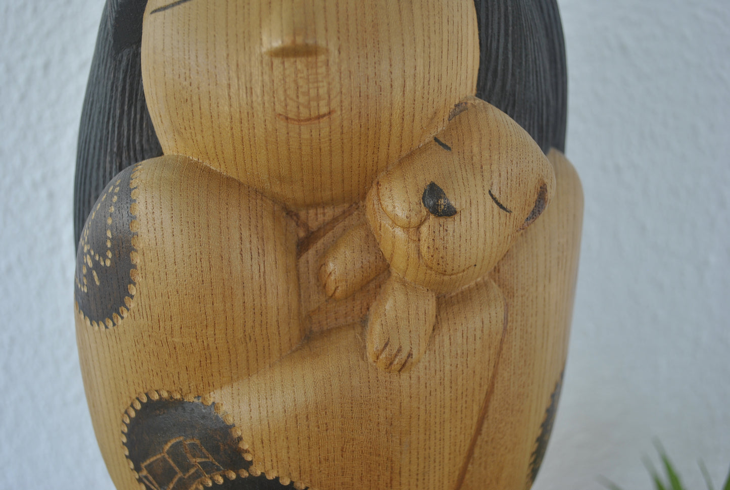 Exclusive large Kokeshi made by Yuko Yamazaki (1956-) - Award winning kokeshi!! Museum quality!