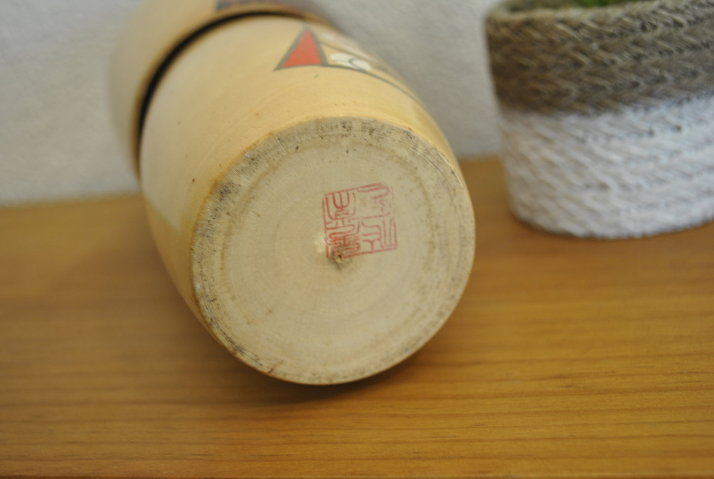 Vintage Sosaku kokeshi made by Tanaka Kojo