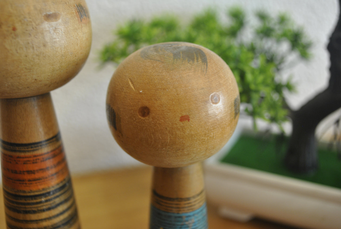 Vintage set Sosaku kokeshi made by Sanpei Yamanaka (1926-2012)