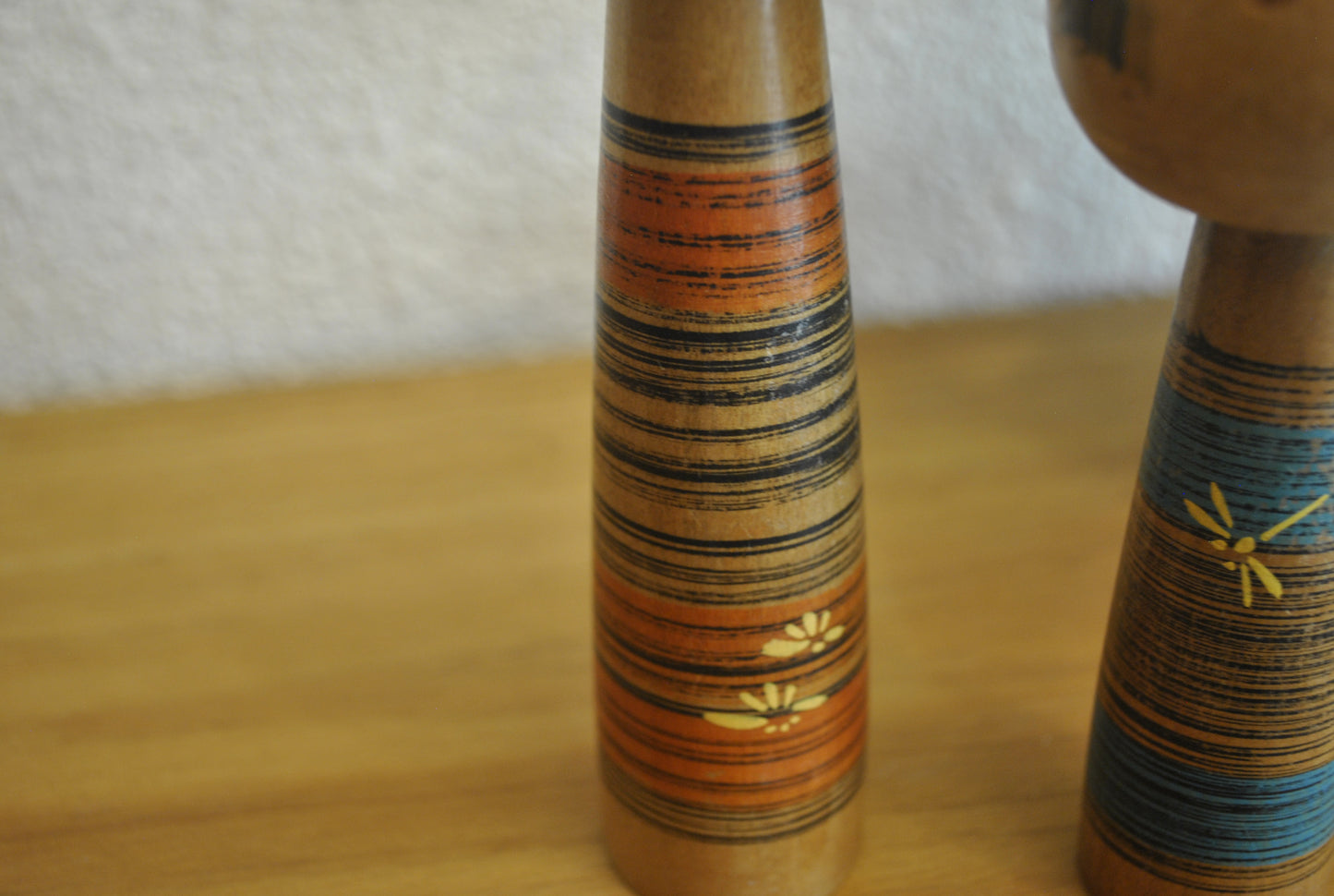 Vintage set Sosaku kokeshi made by Sanpei Yamanaka (1926-2012)