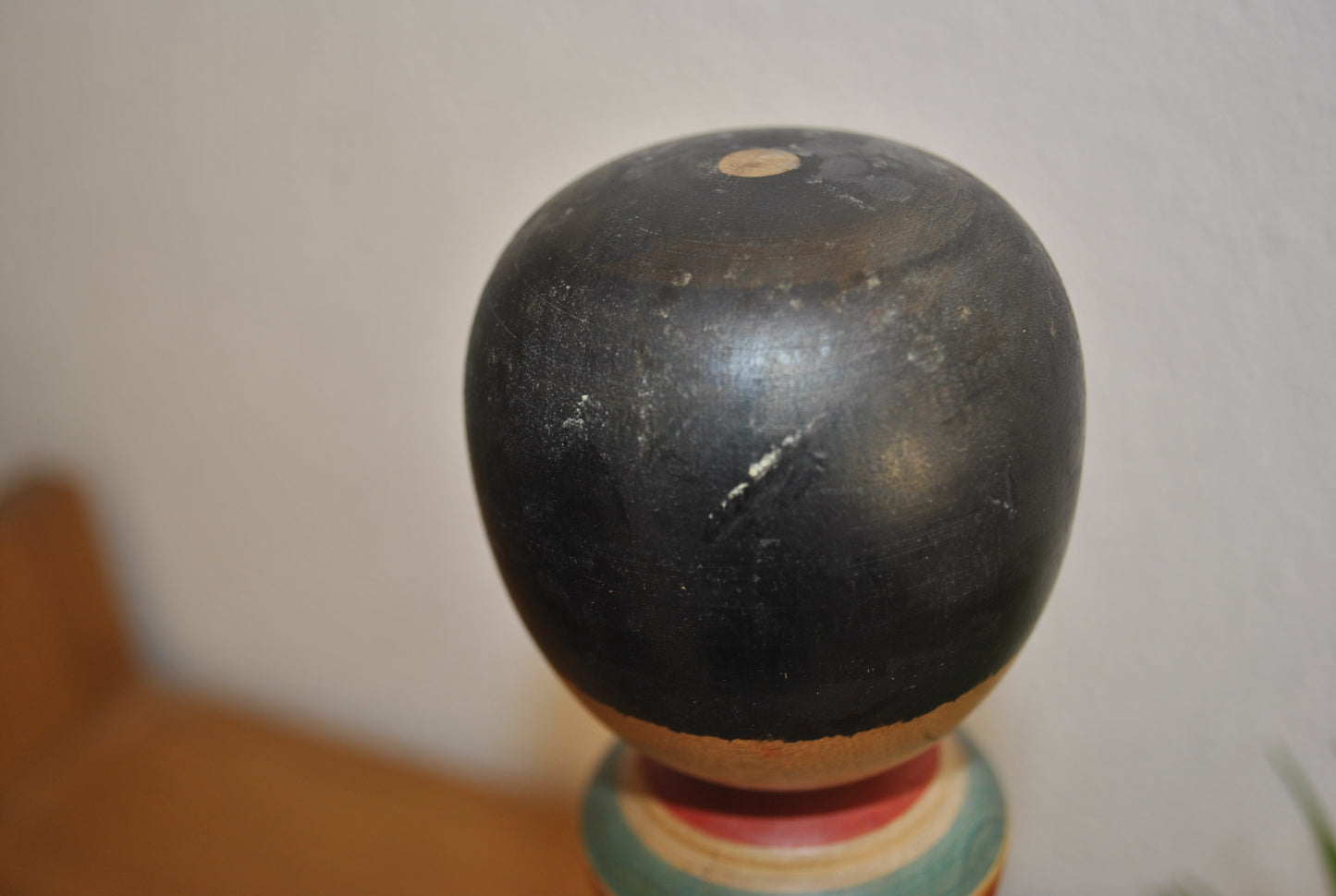 Vintage traditional Tsugaru kokeshi made by Shimazu Seichi (1930-)