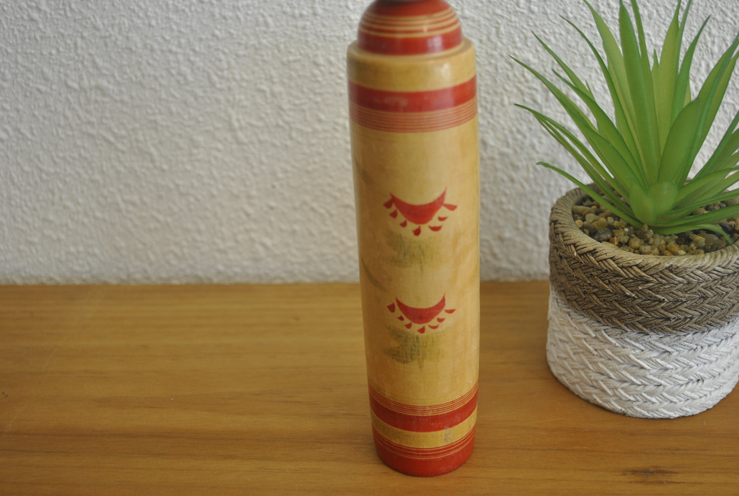 Vintage traditional Yamagata kokeshi made by Kano Yasushi (1921-2010)