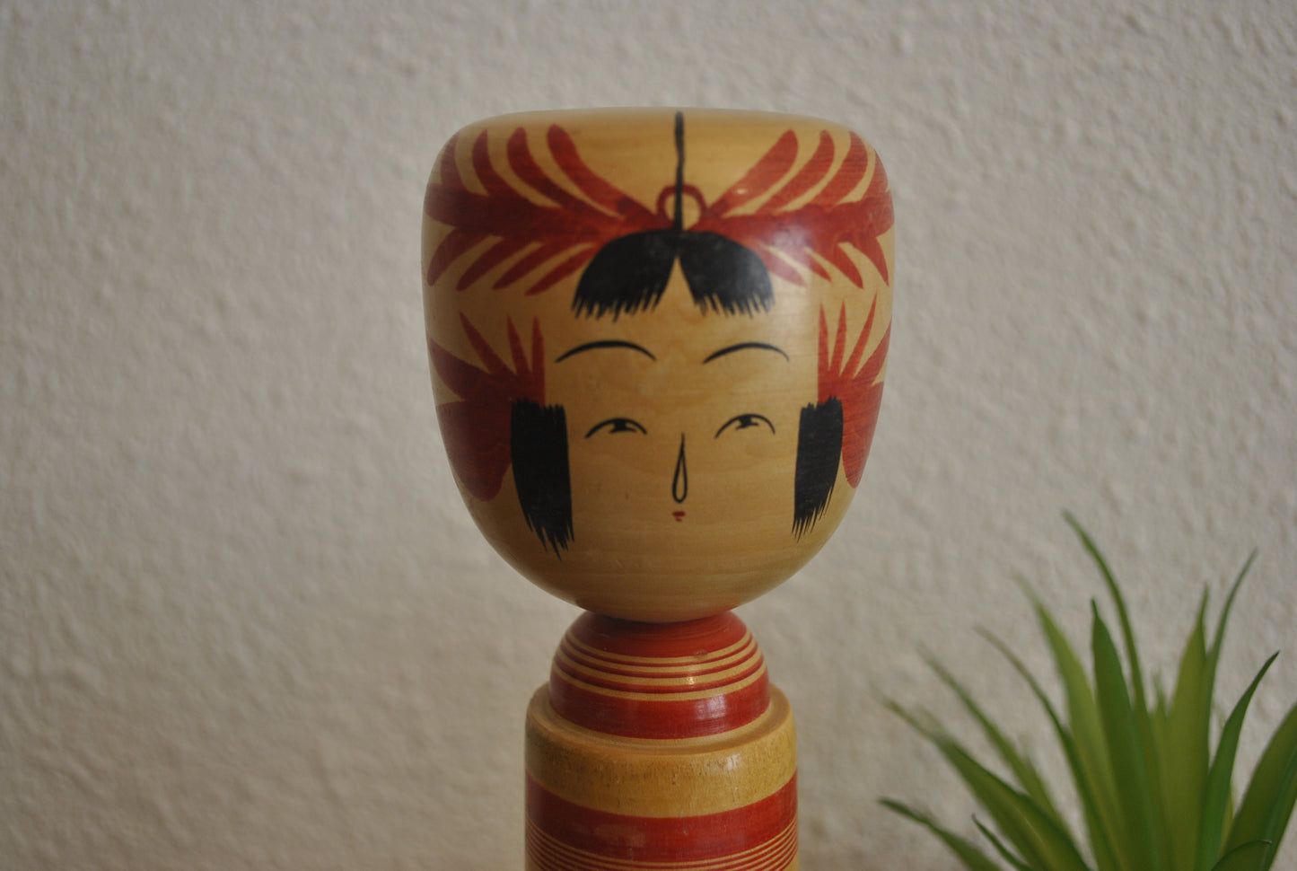 Vintage traditional Yamagata kokeshi made by Kano Yasushi (1921-2010)