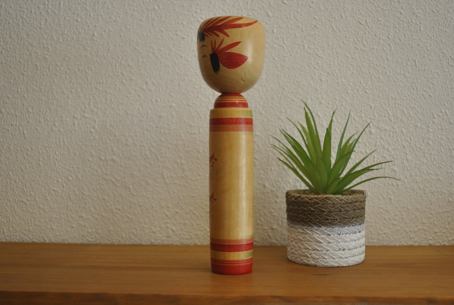 Vintage traditional Yamagata kokeshi made by Kano Yasushi (1921-2010)