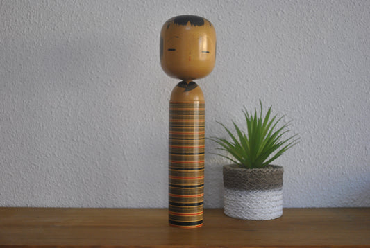 Vintage Sosaku Kokeshi by Katase Kahei (1922-2015)