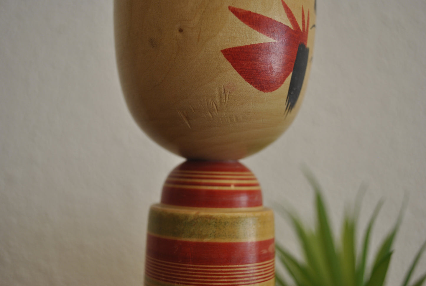 Vintage traditional Yamagata kokeshi made by Kano Yasushi (1921-2010)