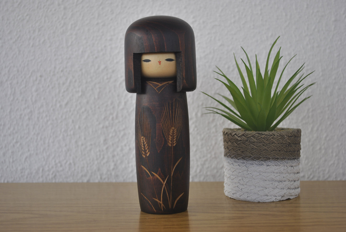 Vintage Gumma Kokeshi made by Usaburo "Autumn harvest"